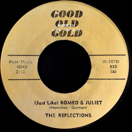 Bob & Earl / The Reflections - Gee Whiz / (Just Like) Romeo & Juliet side B