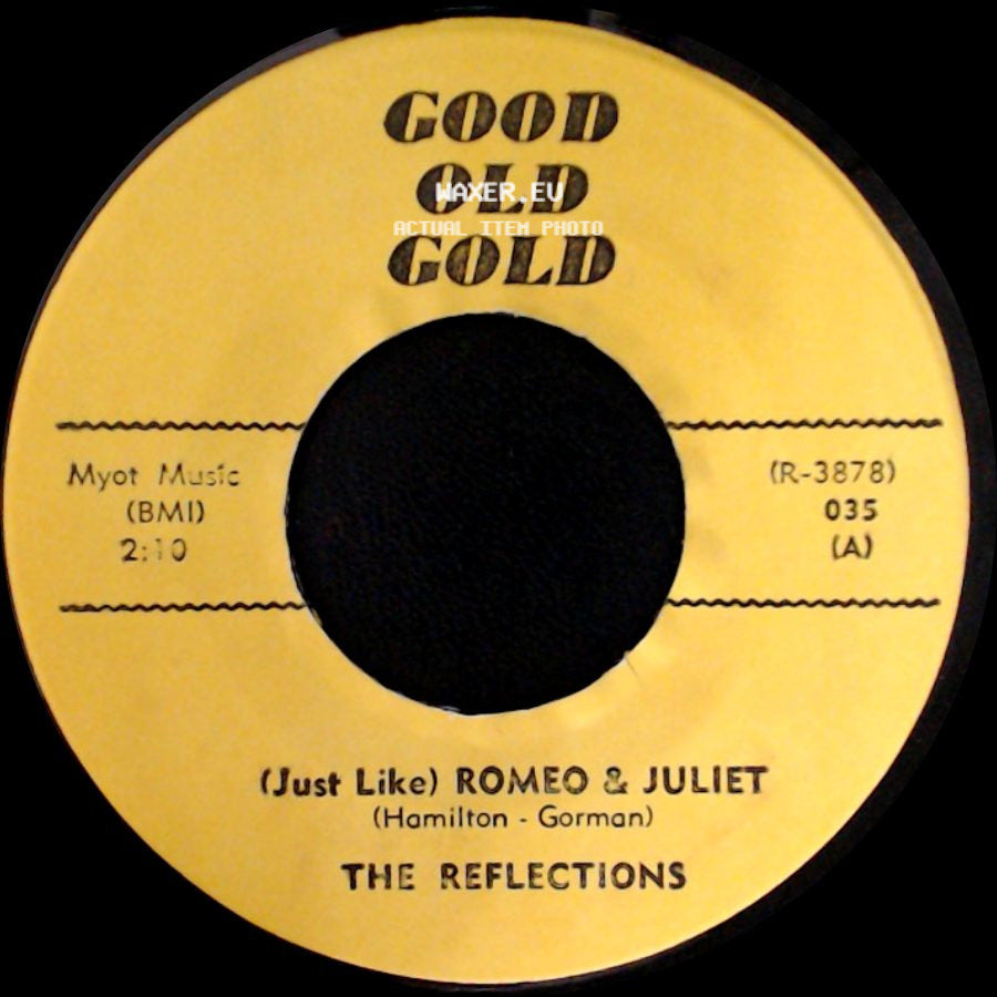 Bob & Earl / The Reflections - Gee Whiz / (Just Like) Romeo & Juliet side B