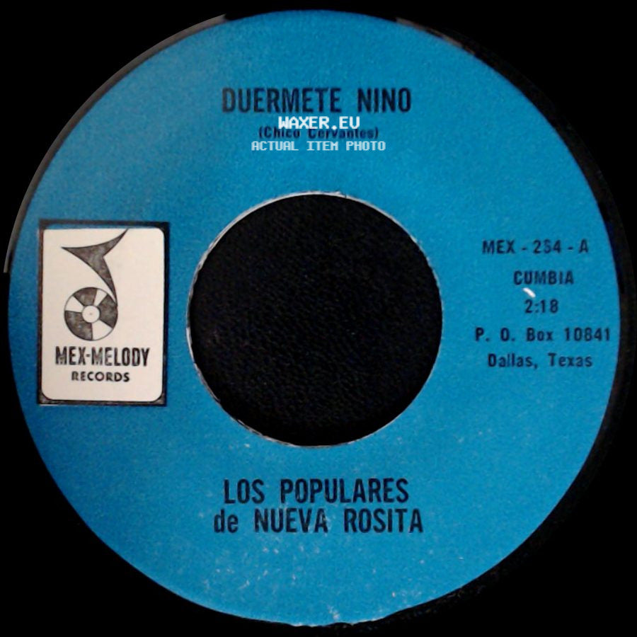 Los Populares De Nueva Rosita - Coquito De Agua / Duermete Nino side B