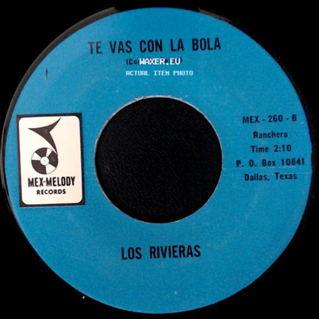Los Rivieras - Una Moneda / Te Vas Con La Bola side B