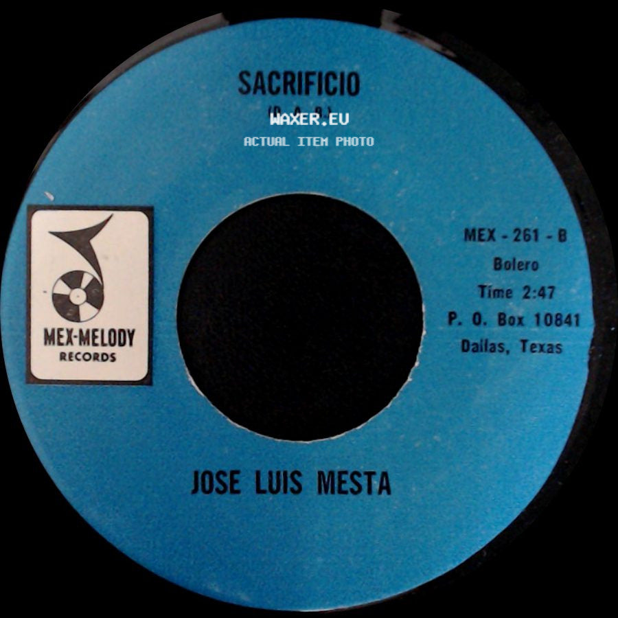 Jose Luis Mesta - Sacrificio / Tu Engaño side A
