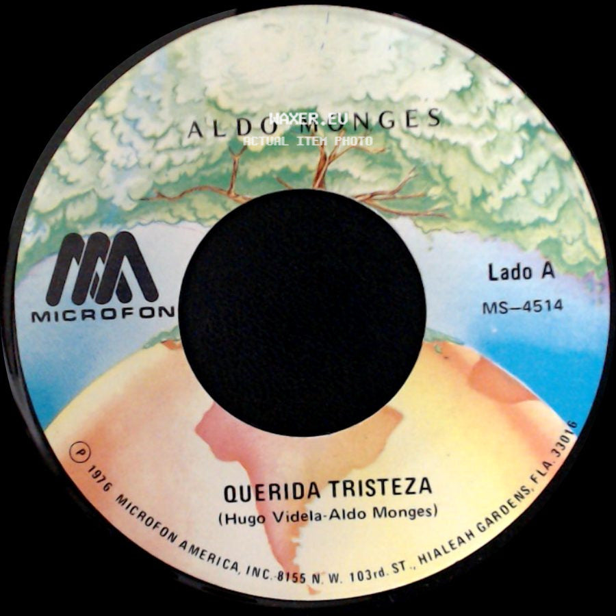 Aldo Monges - Querida Tristeza / Buenos Dias Amor side A