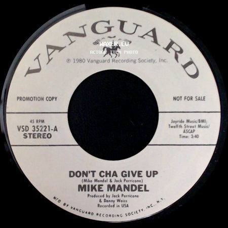 Mike Mandel - Don't Cha Give Up / Don't Cha Give Up side A