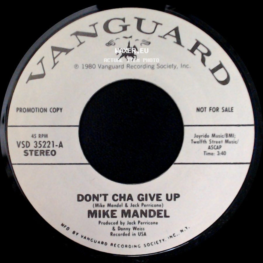 Mike Mandel - Don't Cha Give Up / Don't Cha Give Up side B