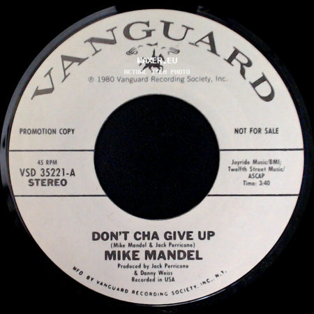 Mike Mandel - Don't Cha Give Up / Don't Cha Give Up side B