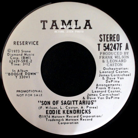 Eddie Kendricks - Son Of Sagittarius / Son Of Sagittarius side B