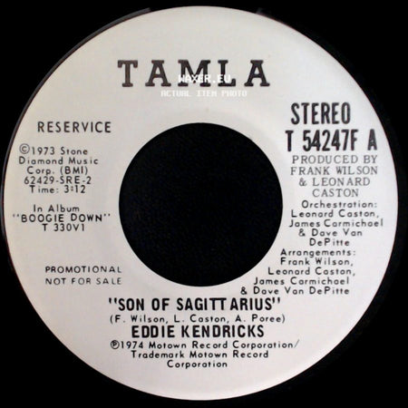 Eddie Kendricks - Son Of Sagittarius / Son Of Sagittarius side B