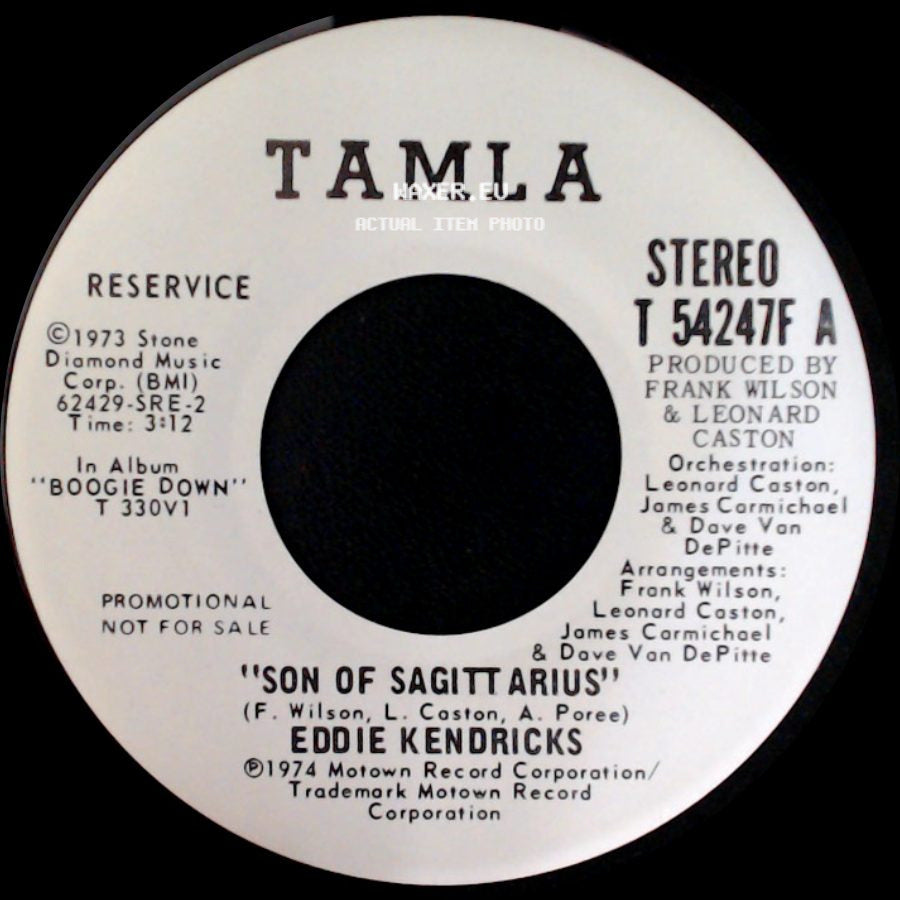 Eddie Kendricks - Son Of Sagittarius / Son Of Sagittarius side A