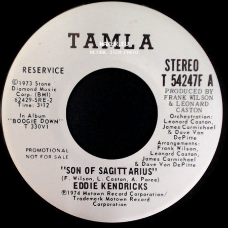 Eddie Kendricks - Son Of Sagittarius / Son Of Sagittarius side A
