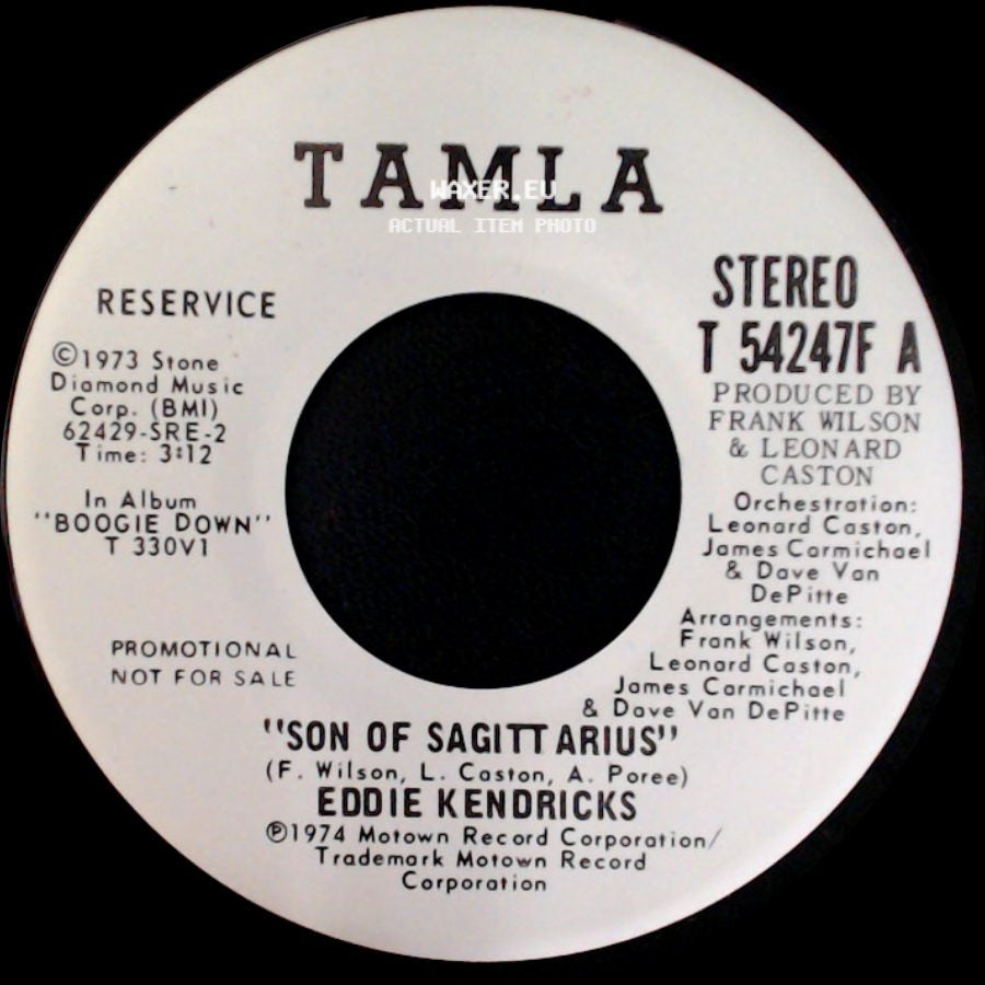 Eddie Kendricks - Son Of Sagittarius / Son Of Sagittarius side A