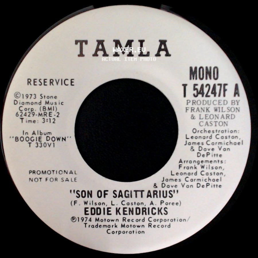 Eddie Kendricks - Son Of Sagittarius / Son Of Sagittarius side B