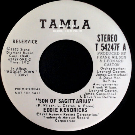 Eddie Kendricks - Son Of Sagittarius / Son Of Sagittarius side A