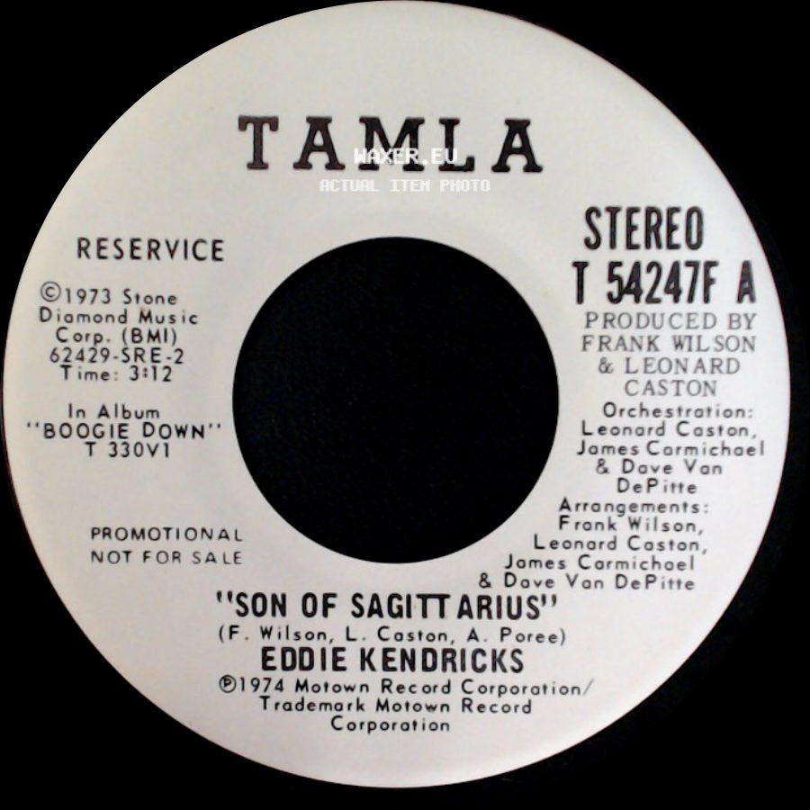 Eddie Kendricks - Son Of Sagittarius / Son Of Sagittarius side A