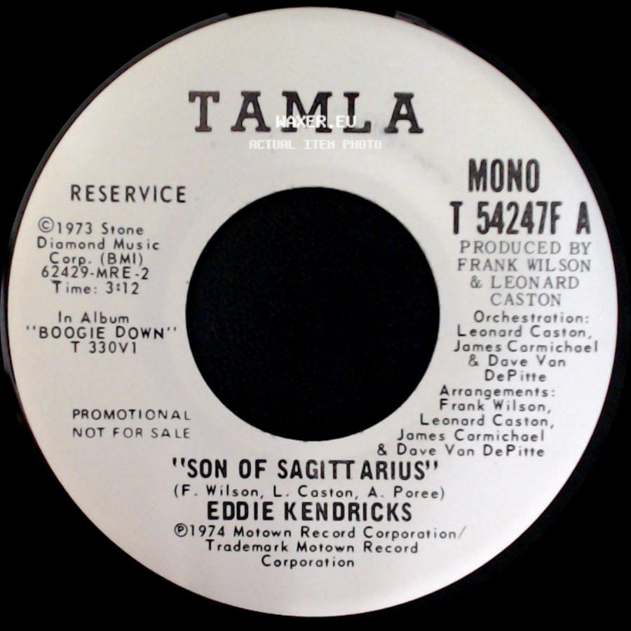 Eddie Kendricks - Son Of Sagittarius / Son Of Sagittarius side B