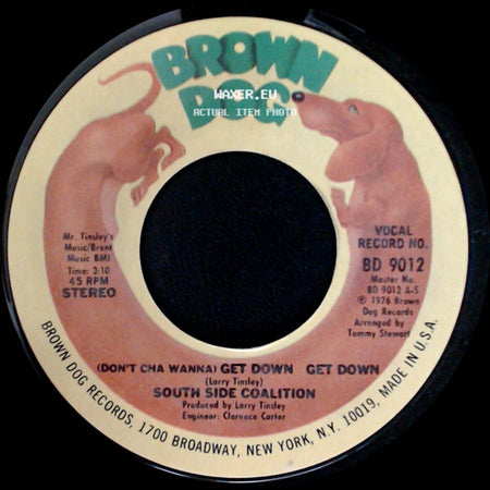 South Side Coalition - The Power-Play / (Don't Cha Wanna) Get Down Get Down side B