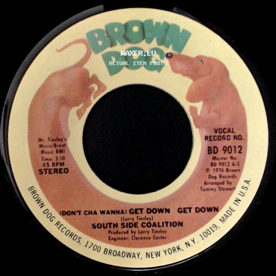 South Side Coalition - The Power-Play / (Don't Cha Wanna) Get Down Get Down side B