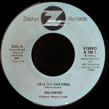 Mu Band - Lets Go Skating / Let Me Come Inside side A
