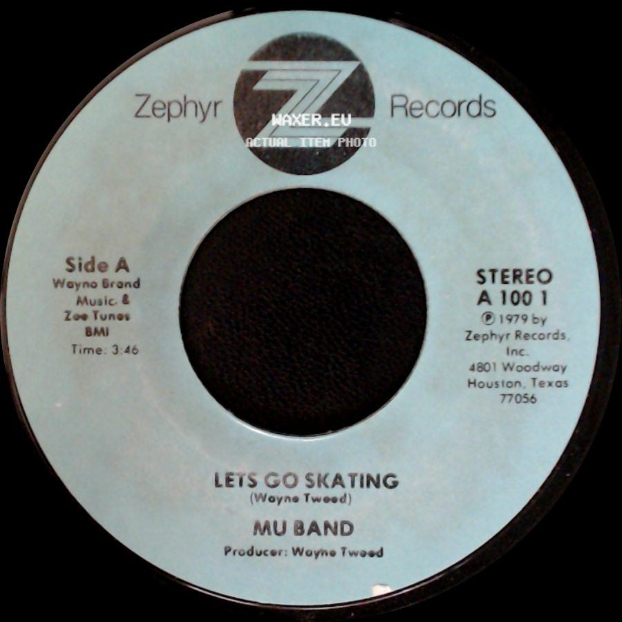 Mu Band - Lets Go Skating / Let Me Come Inside side A