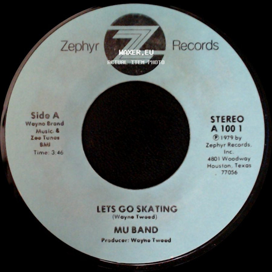 Mu Band - Lets Go Skating / Let Me Come Inside side A