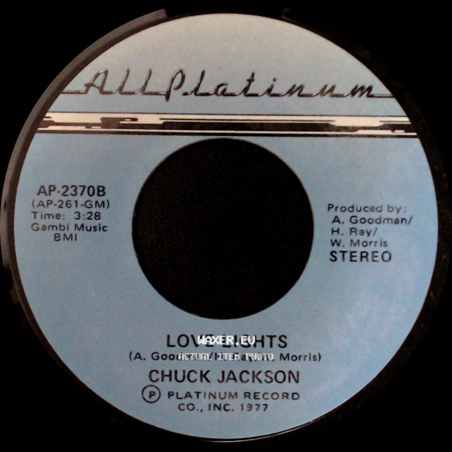 Chuck Jackson - One Of Those Yesterdays / Love Lights side B