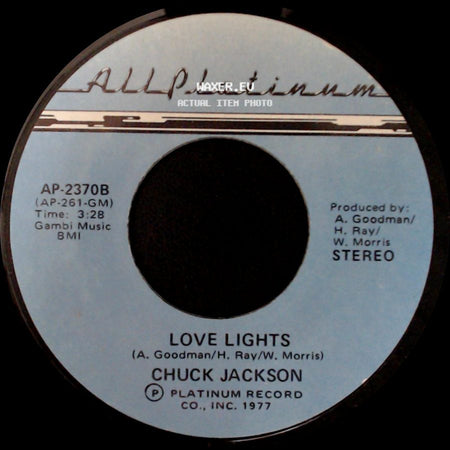 Chuck Jackson - Love Lights / One Of Those Yesterdays side A
