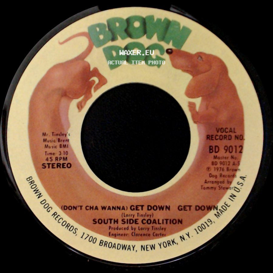 South Side Coalition - The Power-Play / (Don't Cha Wanna) Get Down Get Down side B