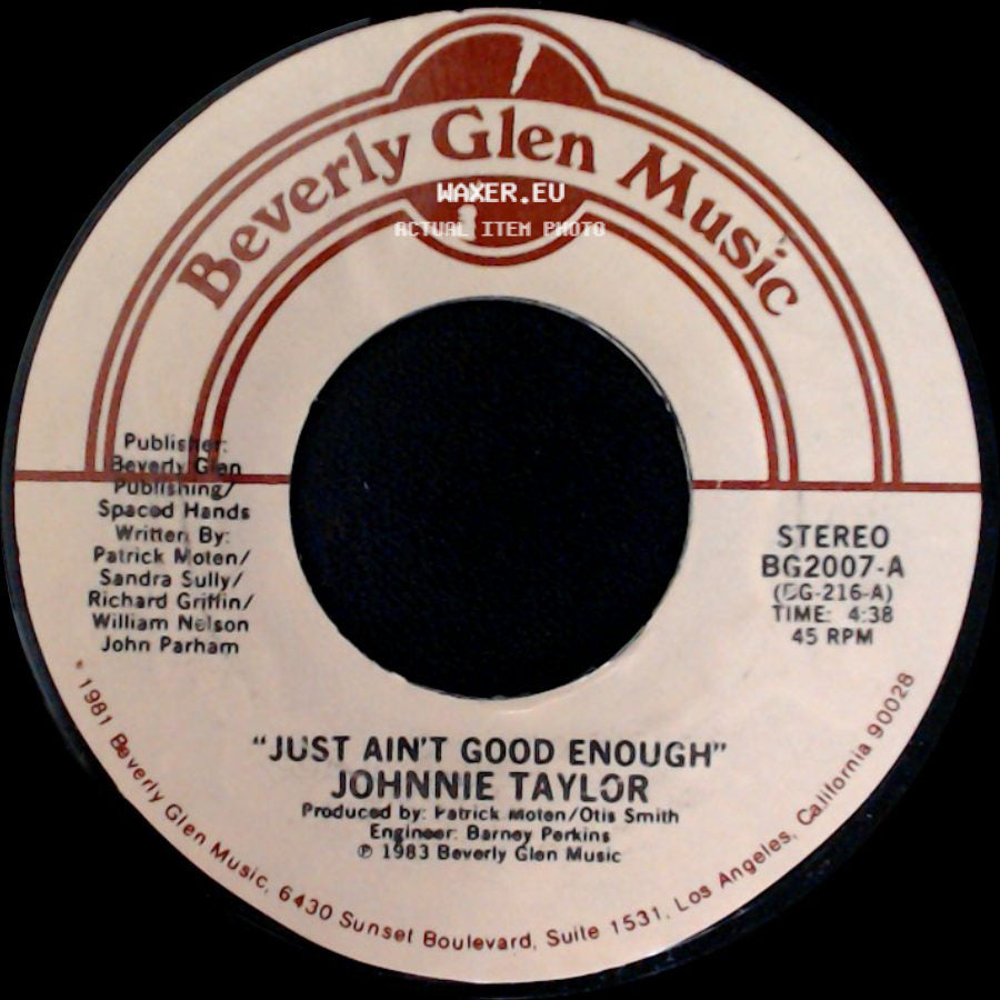Johnnie Taylor - Don't Wait / Just Ain't Good Enough side B