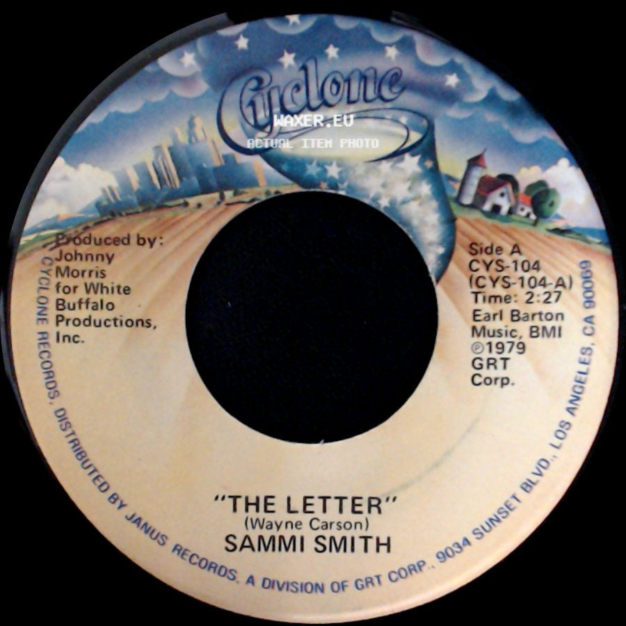 Sammi Smith - The Letter / It's A Day For Sad Songs (And Missing You) side A