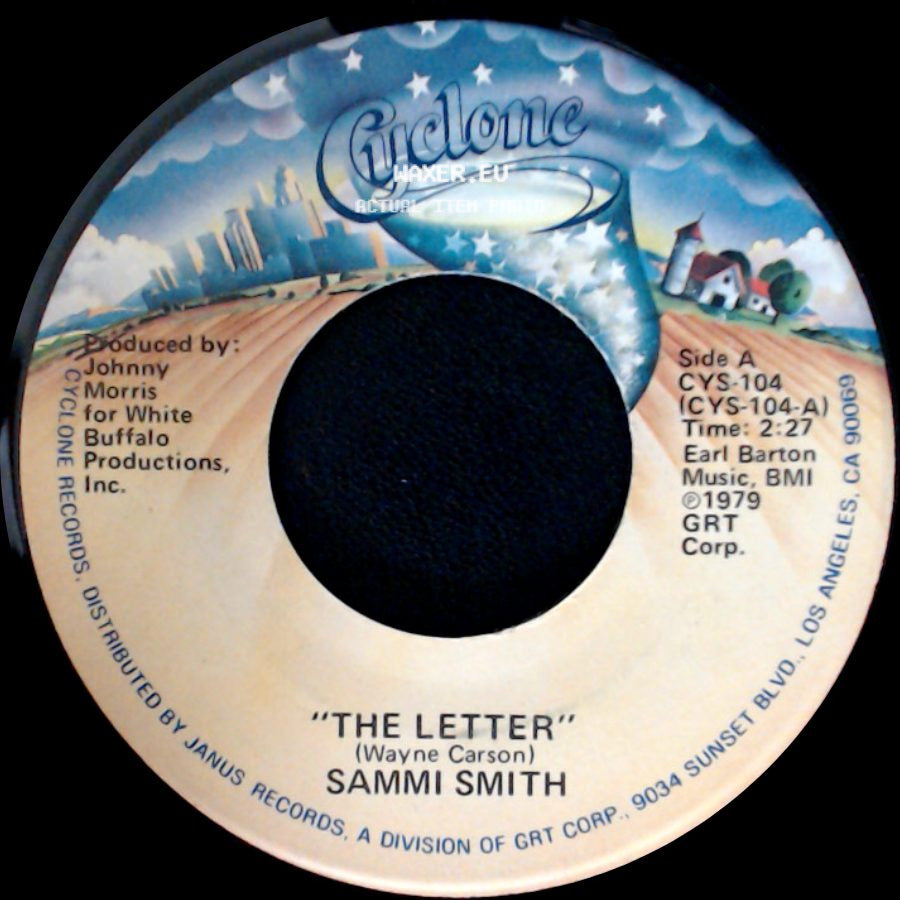 Sammi Smith - The Letter / It's A Day For Sad Songs (And Missing You) side A