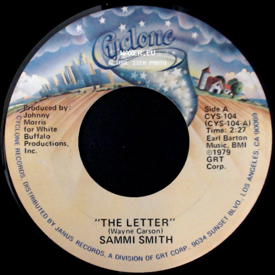 Sammi Smith - The Letter / It's A Day For Sad Songs (And Missing You) side A