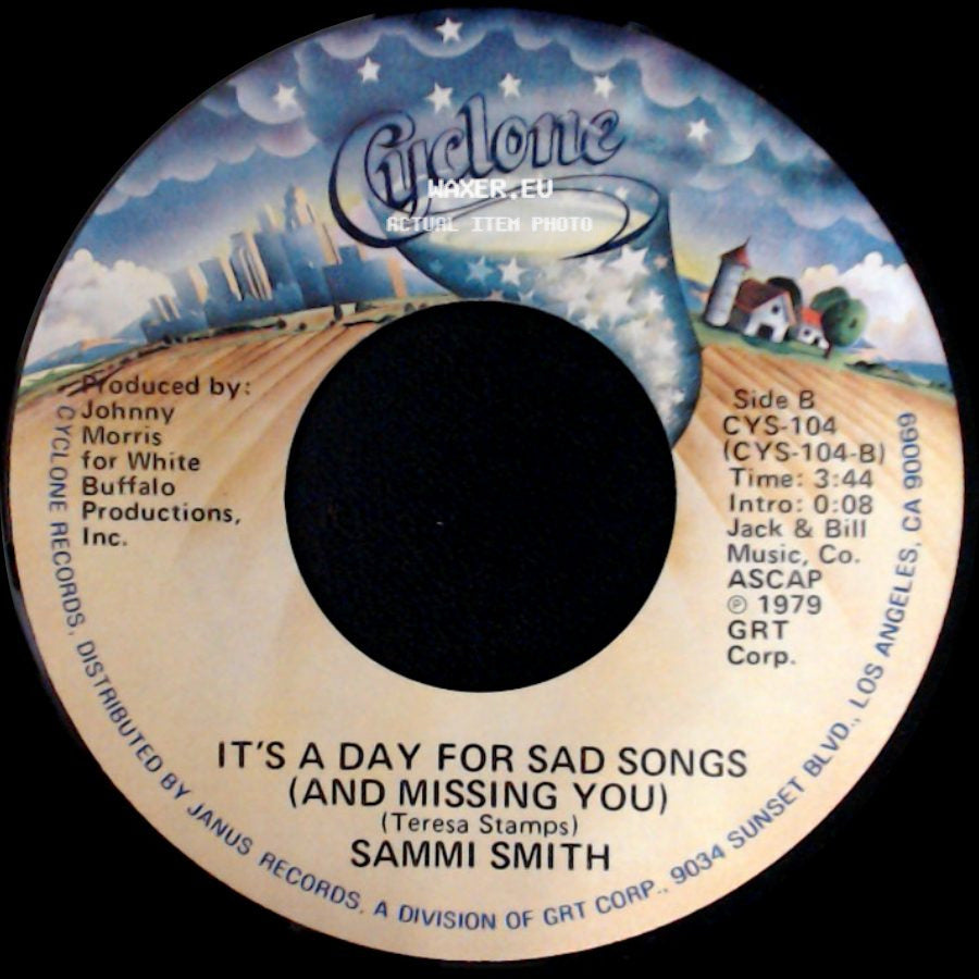 Sammi Smith - The Letter / It's A Day For Sad Songs (And Missing You) side B