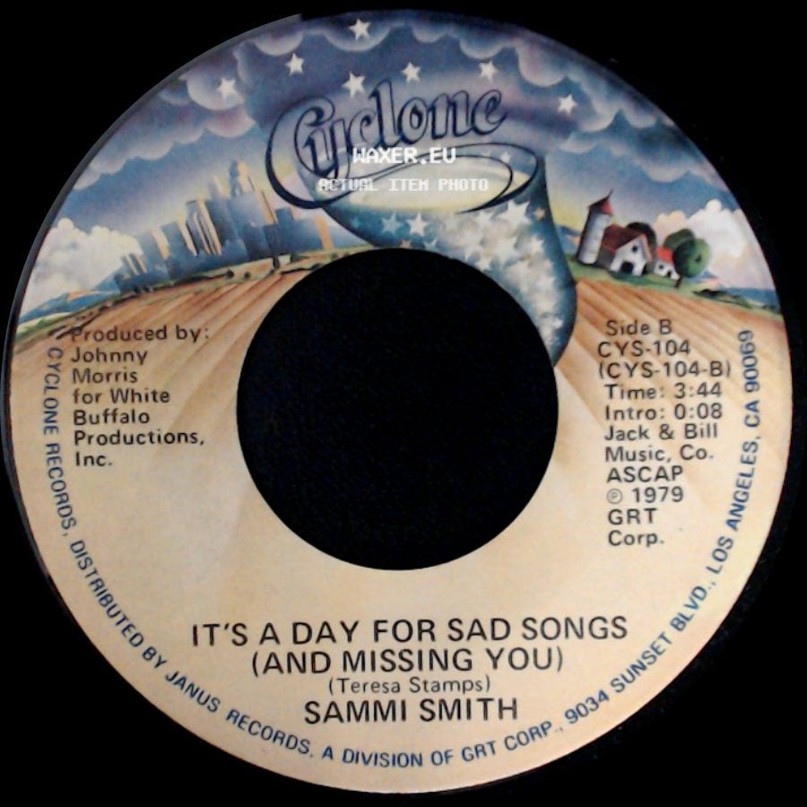 Sammi Smith - The Letter / It's A Day For Sad Songs (And Missing You) side B