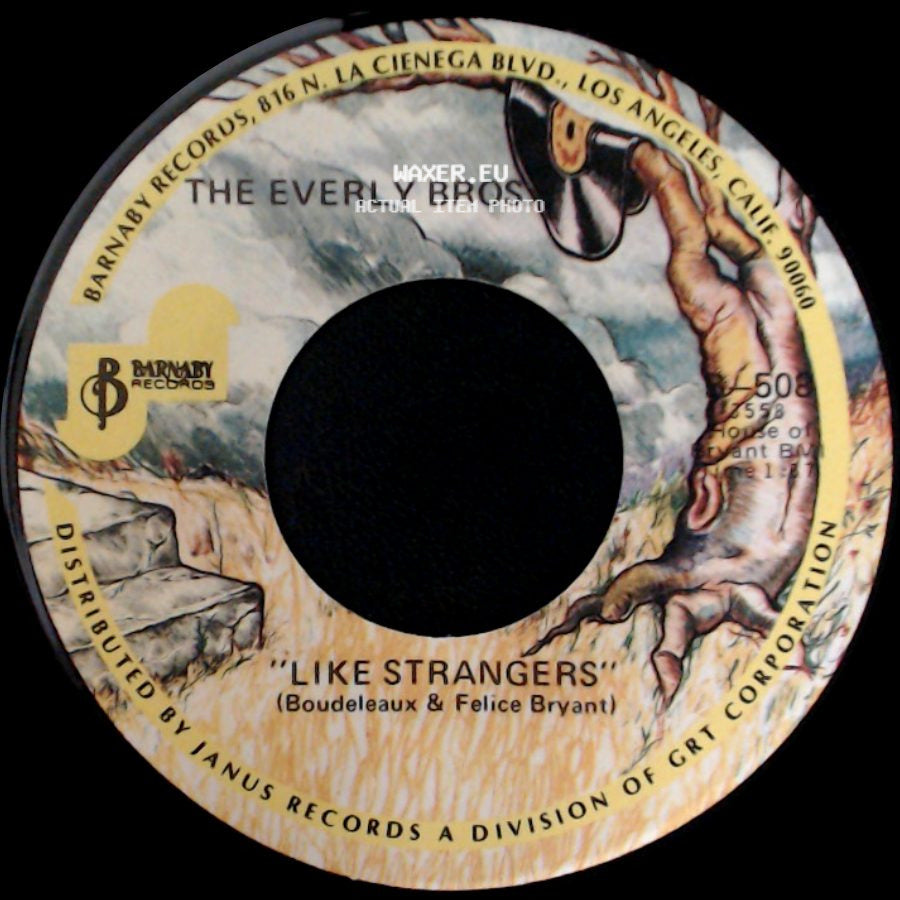 The Everly Bros. - Brand New Heartache / Like Strangers side B