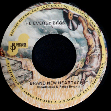 The Everly Bros. - Like Strangers / Brand New Heartache side B