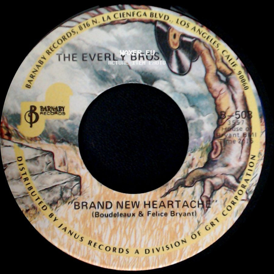 The Everly Bros. - Like Strangers / Brand New Heartache side B