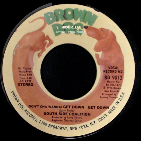 South Side Coalition - The Power-Play / (Don't Cha Wanna) Get Down Get Down side B
