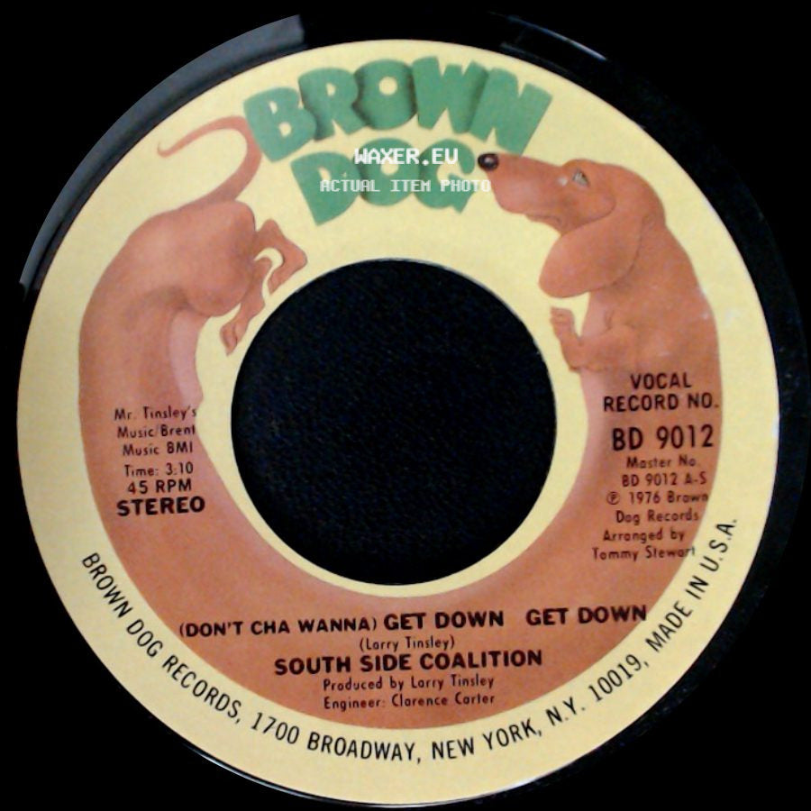 South Side Coalition - The Power-Play / (Don't Cha Wanna) Get Down Get Down side B