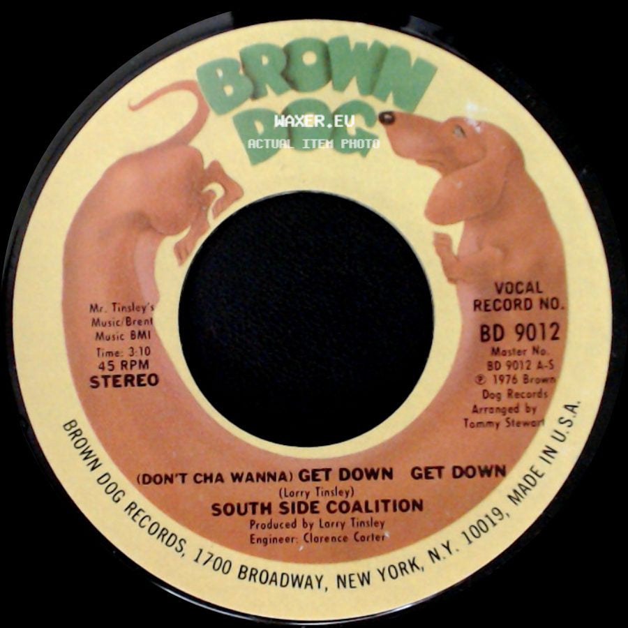 South Side Coalition - The Power-Play / (Don't Cha Wanna) Get Down Get Down side B