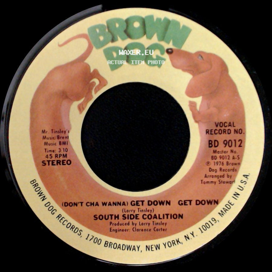 South Side Coalition - The Power-Play / (Don't Cha Wanna) Get Down Get Down side B
