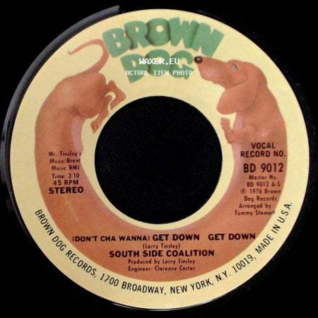 South Side Coalition - The Power-Play / (Don't Cha Wanna) Get Down Get Down side B
