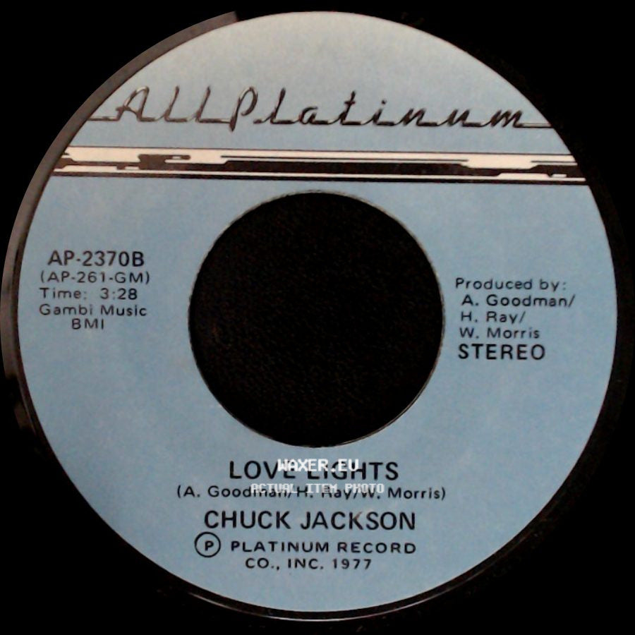 Chuck Jackson - One Of Those Yesterdays / Love Lights side B