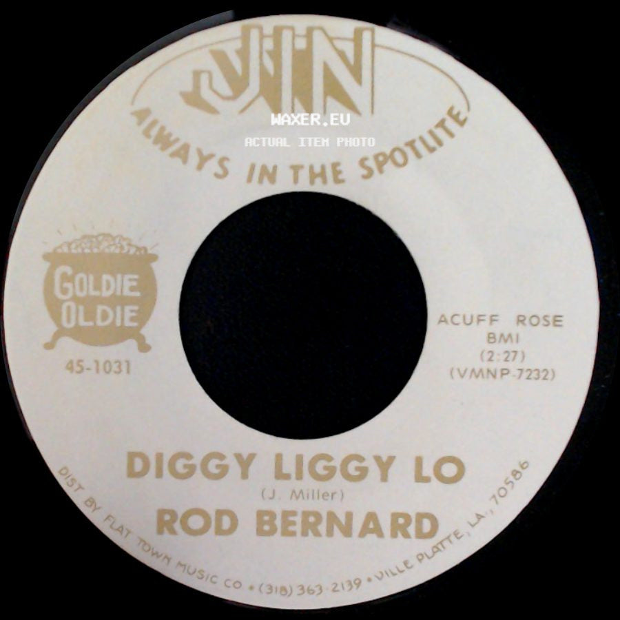 Rod Bernard - Diggy Liggy Lo / Diggy Liggy Lo side B