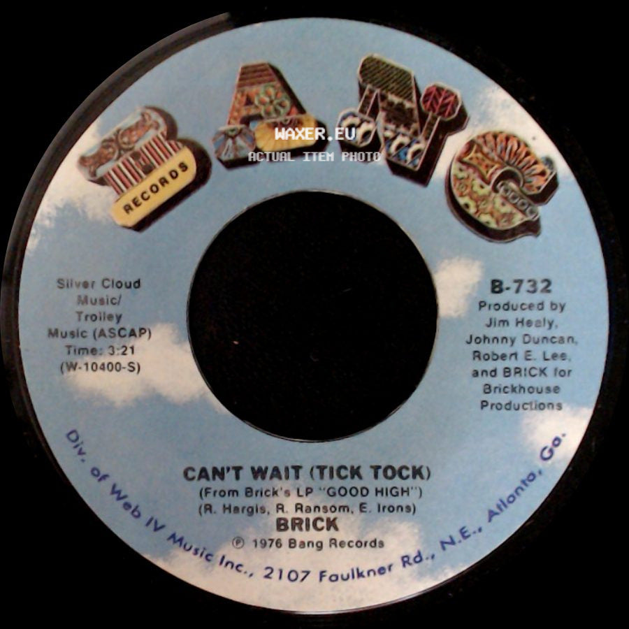 Brick - That's What It's All About / Can't Wait (Tick Tock) side B