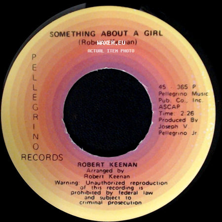 Robert Keenan - Ma'belle / Something About A Girl side B