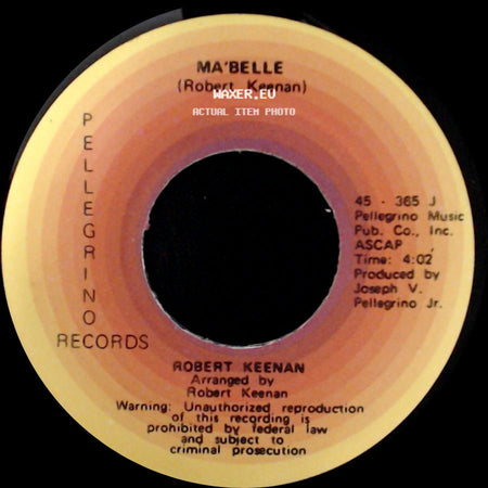 Robert Keenan - Ma'belle / Something About A Girl side A