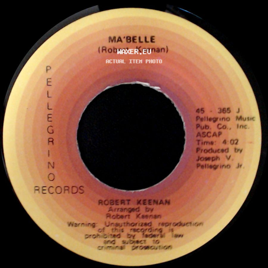 Robert Keenan - Something About A Girl / Ma'belle side B