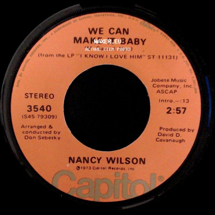 Nancy Wilson - Are We Losing Touch / We Can Make It Baby side B