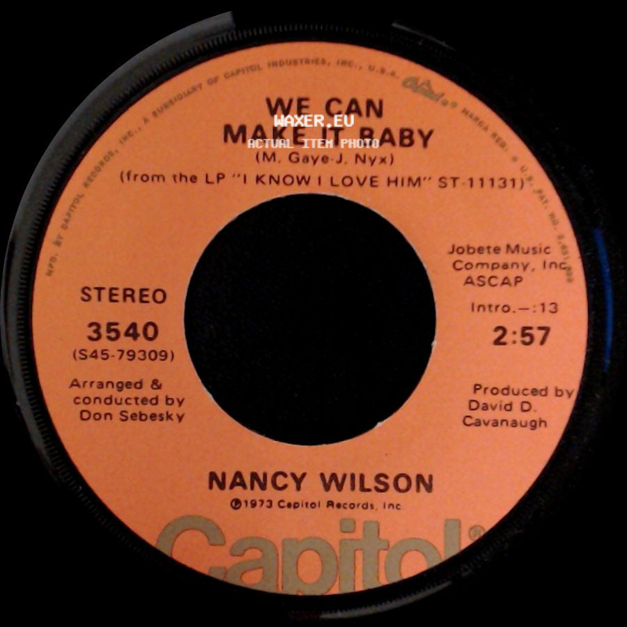 Nancy Wilson - We Can Make It Baby / Are We Losing Touch side A