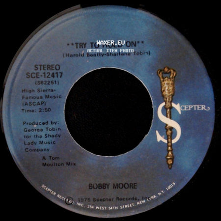 Bobby Moore - Try To Hold On / Try To Hold On (Disco Version) side A