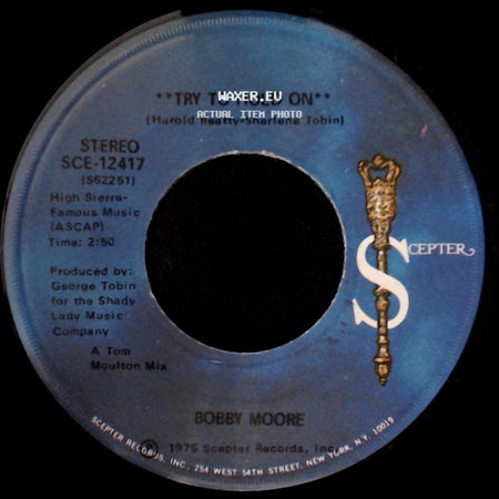 Bobby Moore - Try To Hold On / Try To Hold On (Disco Version) side A